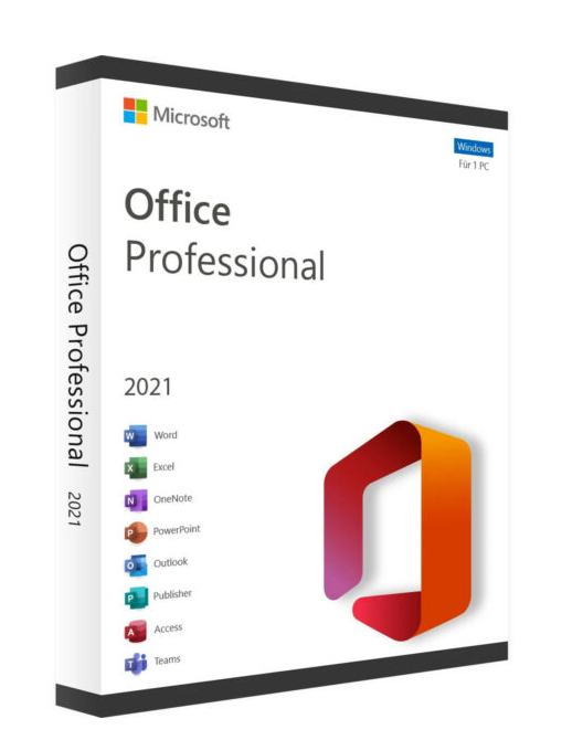 Office 2021 Pro Plus 32/64 Bit Lifetime License Key – For Windows (5 PC)