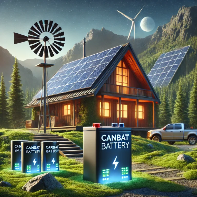 Canbat batteries provide a reliable and sustainable energy solution