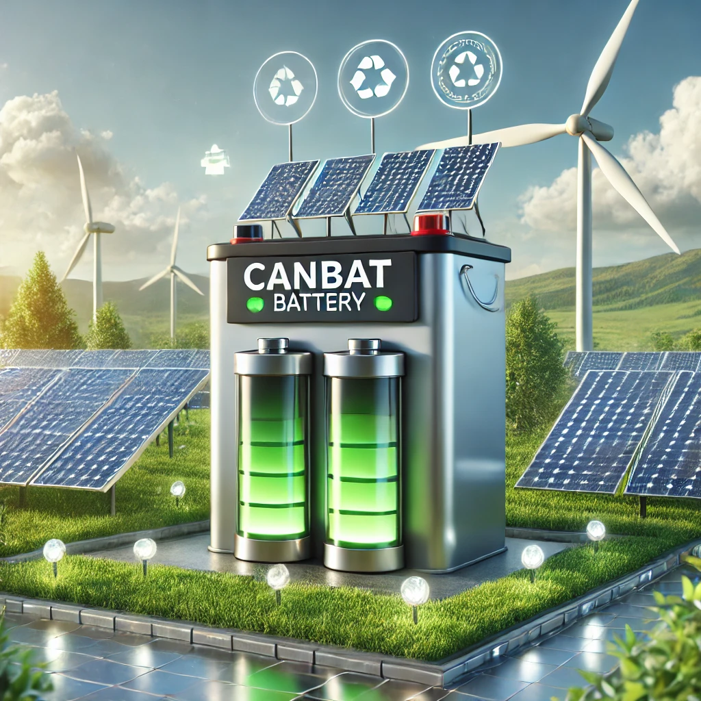 Canbat battery in a sustainable energy setup