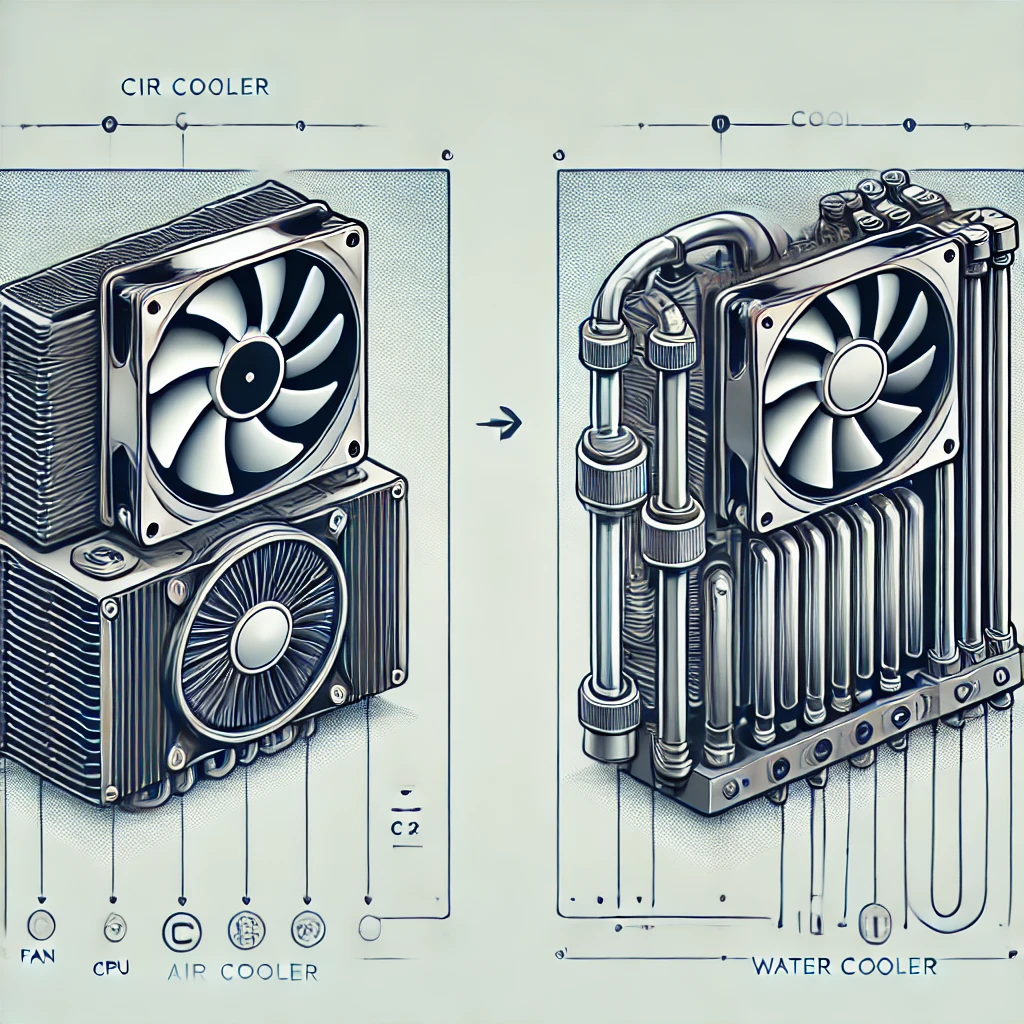 AIR COOLER AND WATER COOLER FOR YOUR CPU