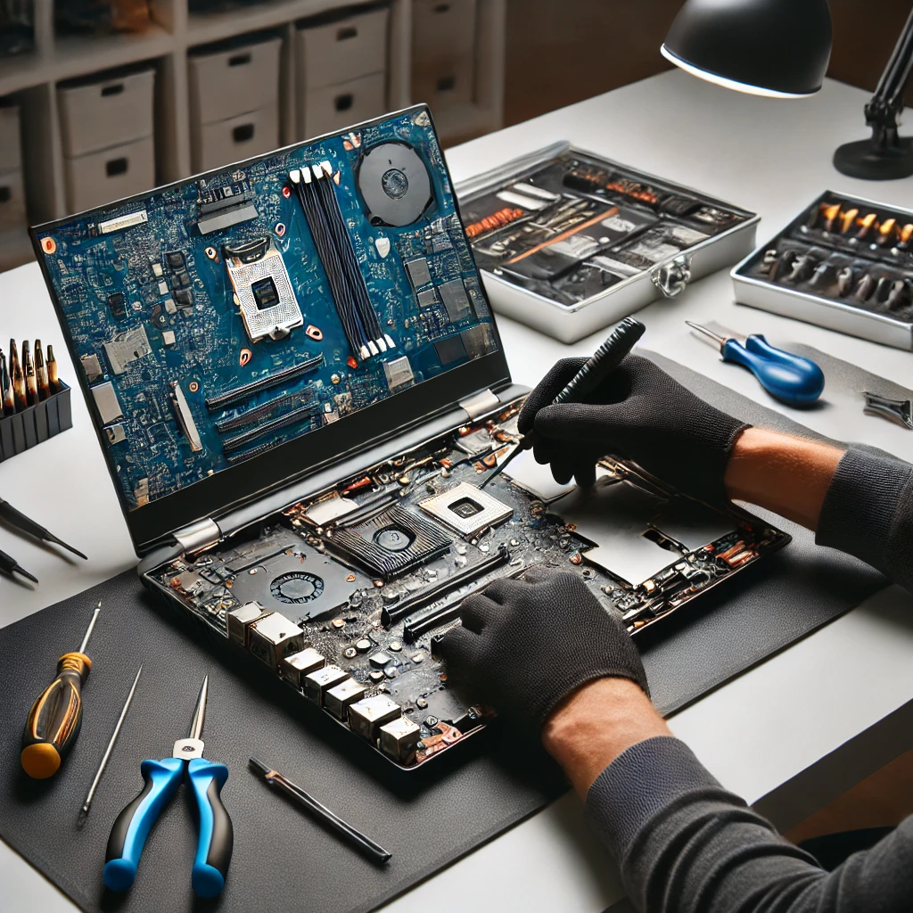 Replace HP Laptop Motherboard - Moe Repair