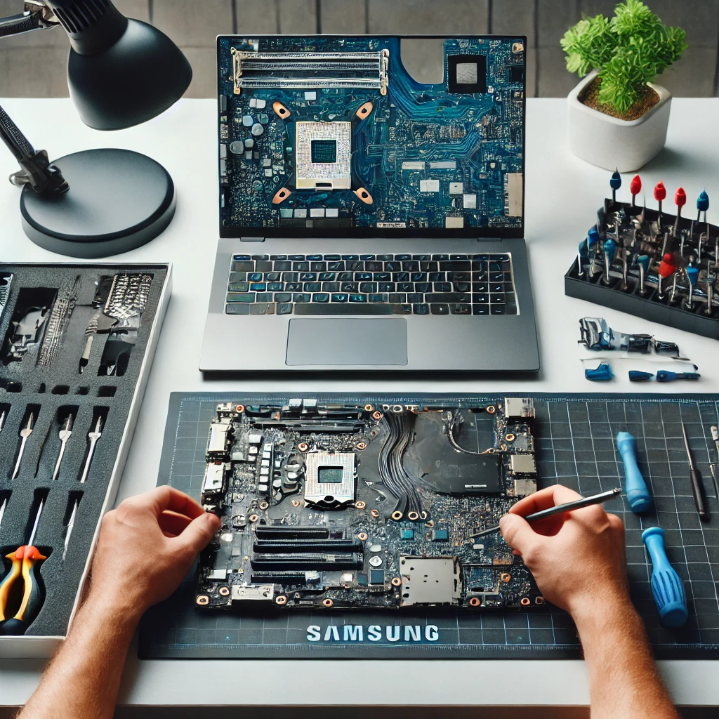 SAMSUNG LAPTOP MOTHERBOARD REPLACEMENT - MOE REPAIR