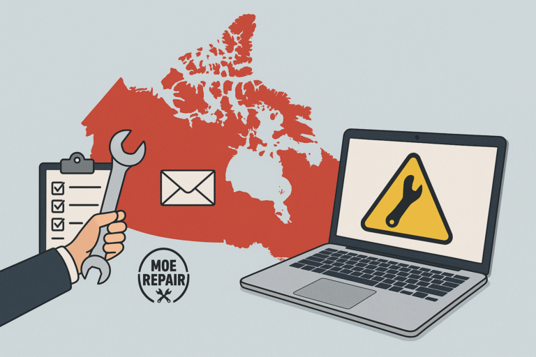 Canada-Wide Laptop Repair Now Available from Moe Repair