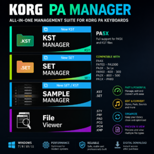 KORG PA Manager