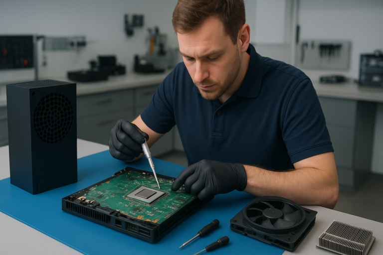 Xbox Series X console maintenance and cleaning service