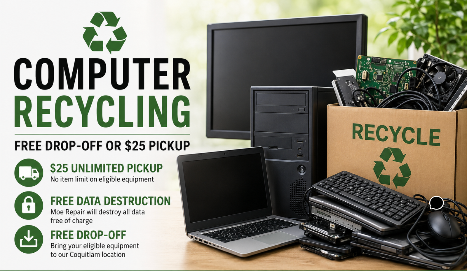 Computer Recycling Moe Repair