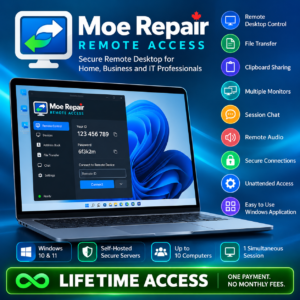Moe Repair Lifetime Remote Access Ad